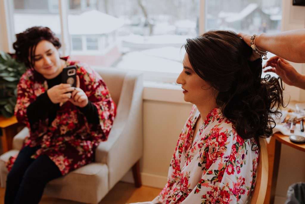 Winter Full Moon Resort Wedding