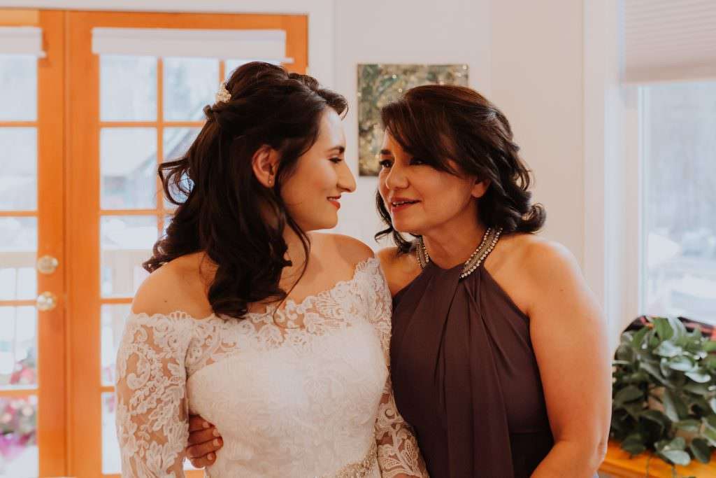 Winter Full Moon Resort Wedding