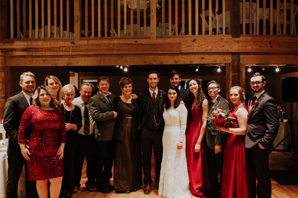 Winter Full Moon Resort Wedding