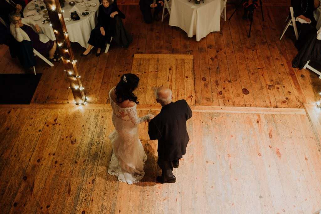 Winter Full Moon Resort Wedding