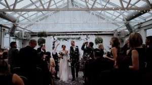 Recessional at Audrey's Farmhouse Wedding