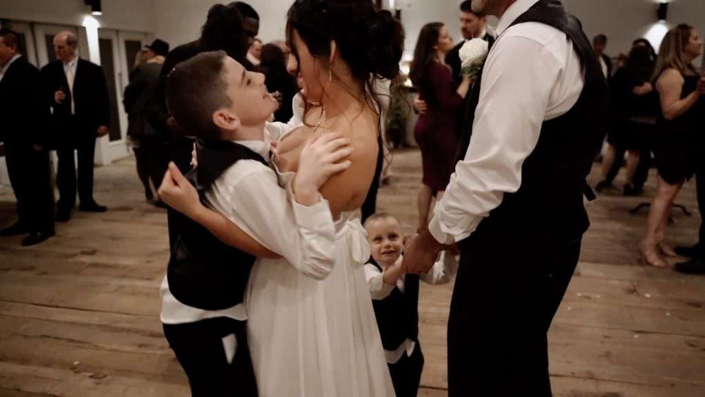 Dancing at Audreys Farmhouse Wedding in October