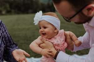Happy Baby with Dad